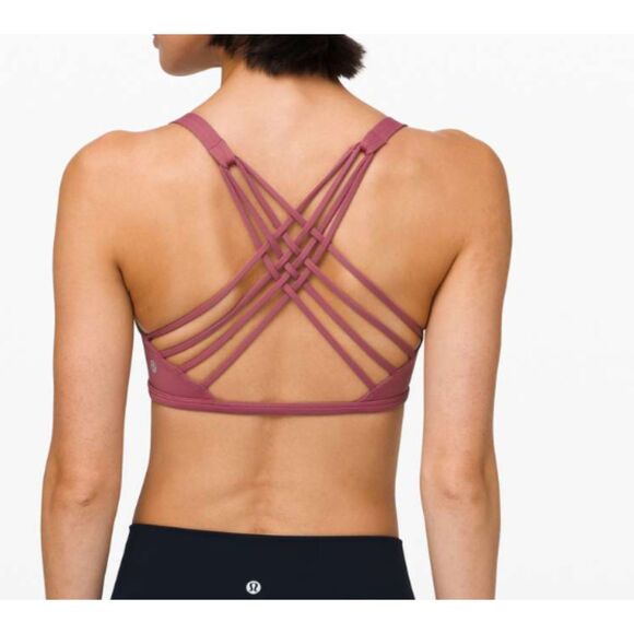 Lululemon Free To Be Bra (Wild) Moss Rose - Picture 2 of 5